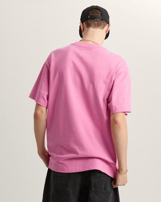 Vans Pink Left Chest Ii Loose T-Shirt for men