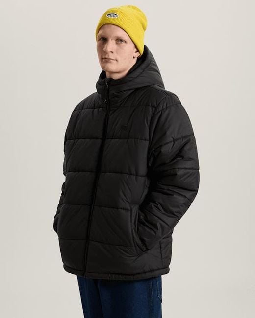 Vans Black Hillgate Puffer Jacket for men
