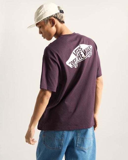Vans Style 76 Loose Fit Kurzarm-T-Shirt, Herren, Größe in Purple für Herren