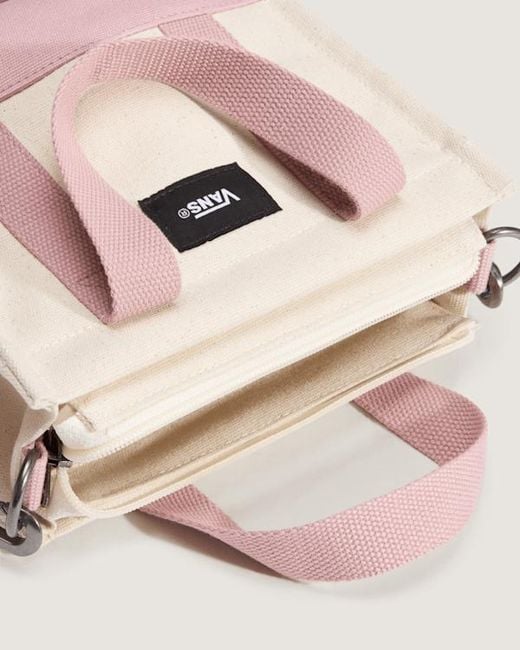 Vans Pink Lil Pergs Checkerboard Tote Bag for men