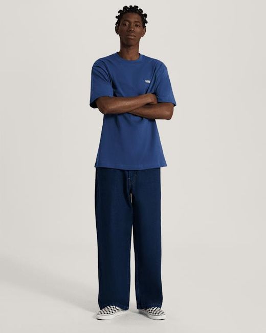 Vans Blue Left Chest Ii Logo T-Shirt for men
