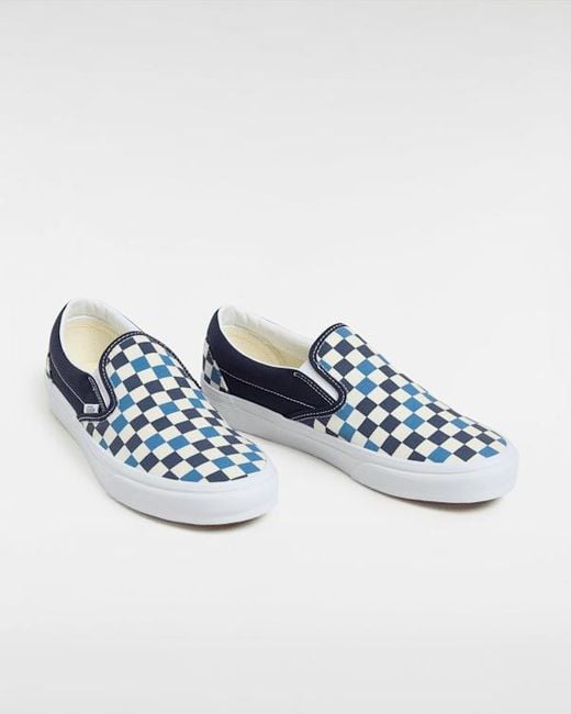 Vans Blue Classic Slip-On Shoes for men