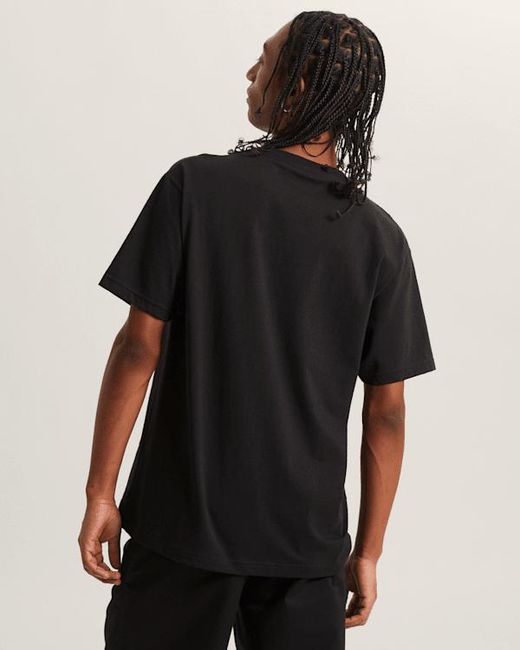 Vans Black Stretch Logo T-Shirt for men