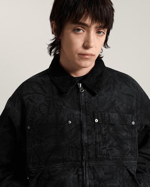 Vans Blue Nico Chore Canvas Jacket for men