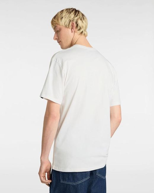 Vans White Metal Arch T-Shirt for men