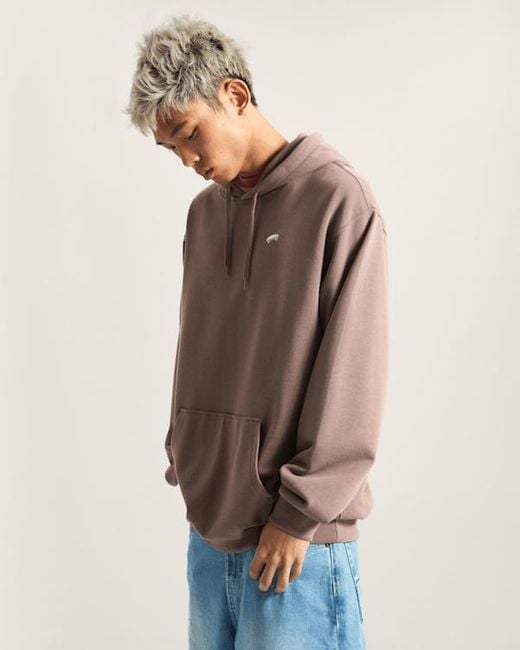 Felpa Con Cappuccio Saltoon Loose, Uomo, Taglia di Vans in Brown da Uomo