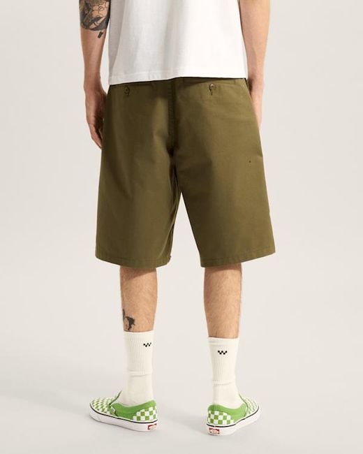 Vans Green Shorts Authentic Chino for men