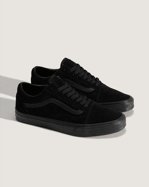 Vans Black Suede Old Skool Shoes for men