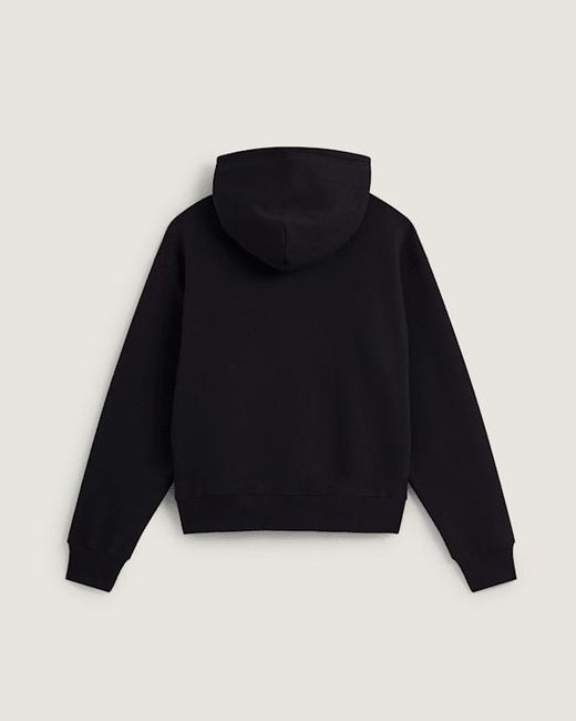 Vans Blue Stretch Logo Zip Pullover Hoodie for men