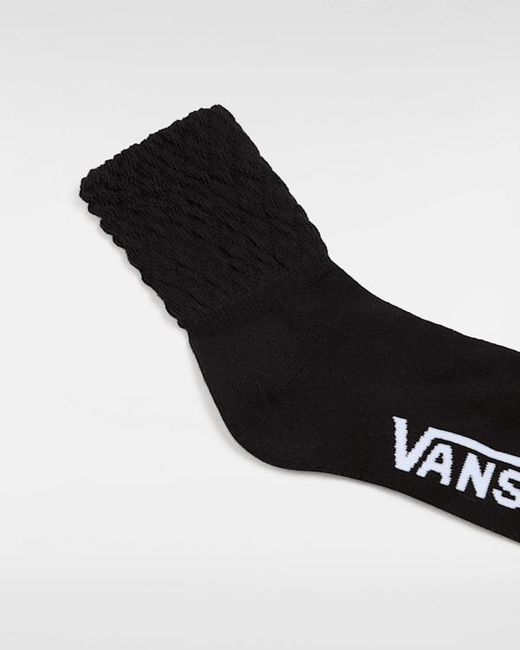 Vans Black Scrunch Crew Socken (1 Paar) Damen, Größe