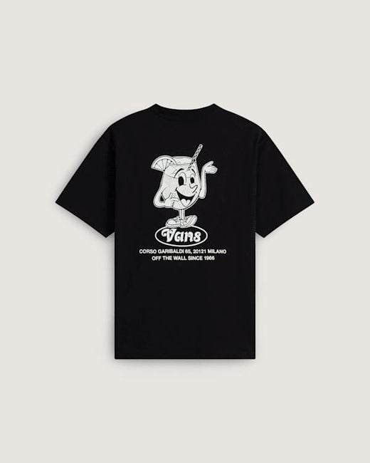Vans Black Milano Apertivo T-Shirt for men