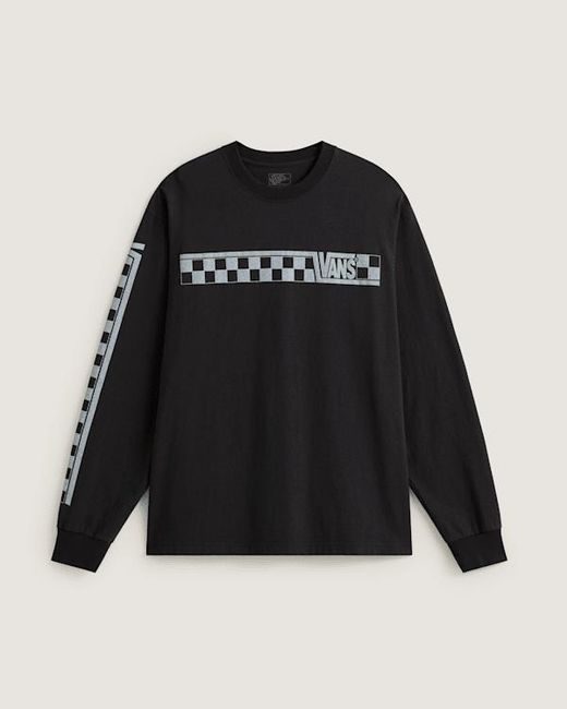 Vans Black Racing Long Sleeve Sweatshirt for men
