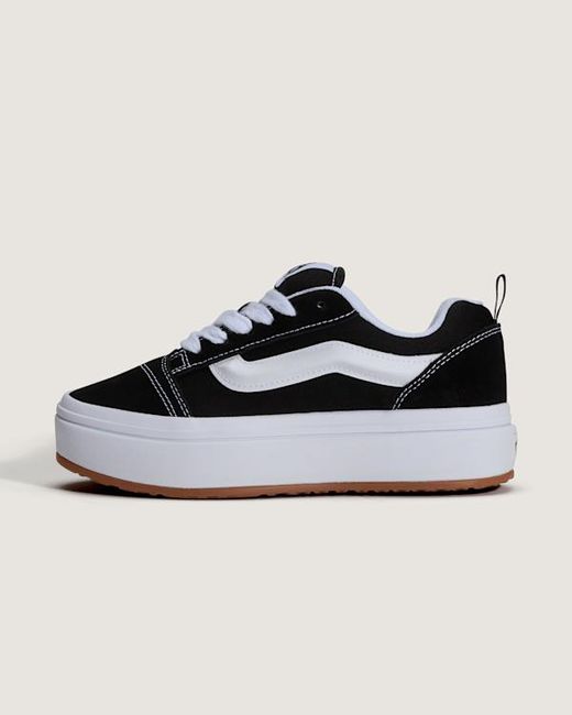 Vans Black Knu Skool Platform Lite Shoes for men