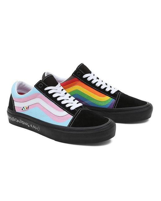 Vans Black Pride Skate Old Skool Shoes