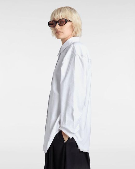Vans White Gillian Button Down Shirt