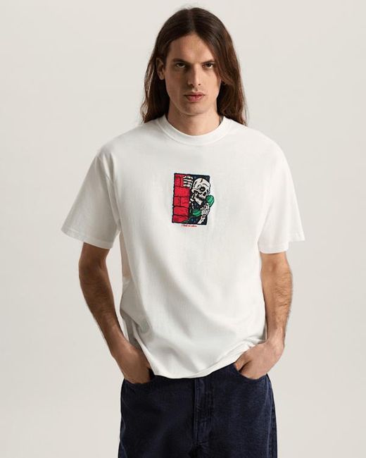 Vans White Feel So Alive T-Shirt for men