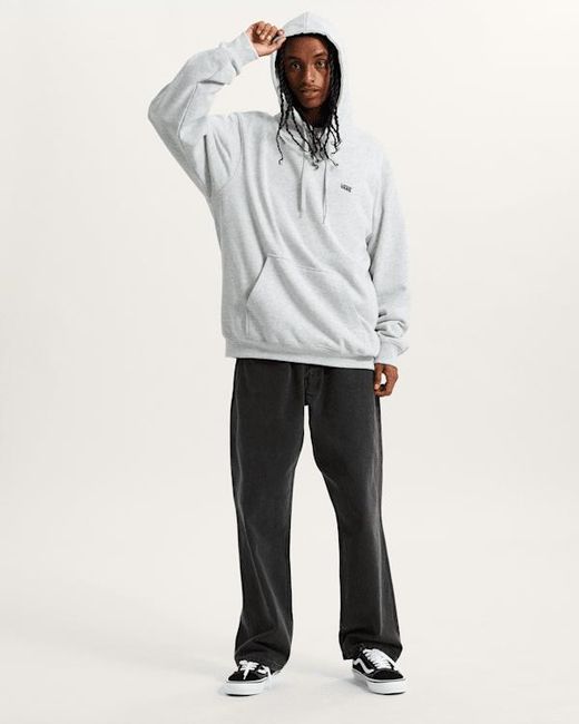 Vans Gray Left Chest Ii Pullover Hoodie for men
