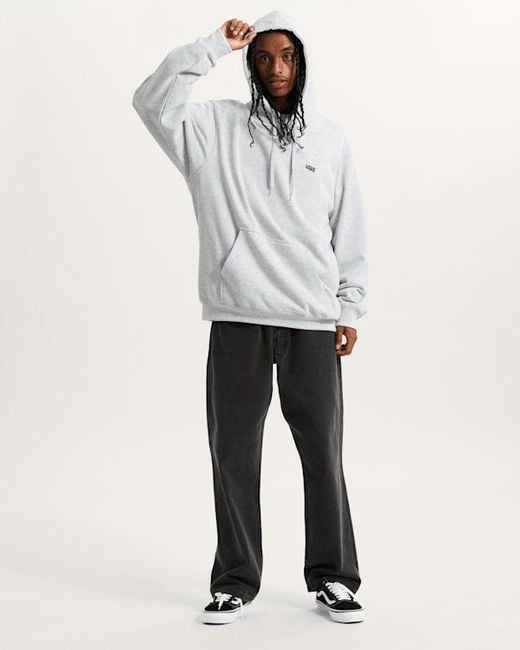 Felpa Con Cappuccio Left Chest Ii, Uomo, Taglia di Vans in Gray da Uomo