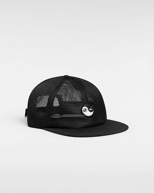 Vans Black Skate Yin Tang Eyes Mesh Hat for men
