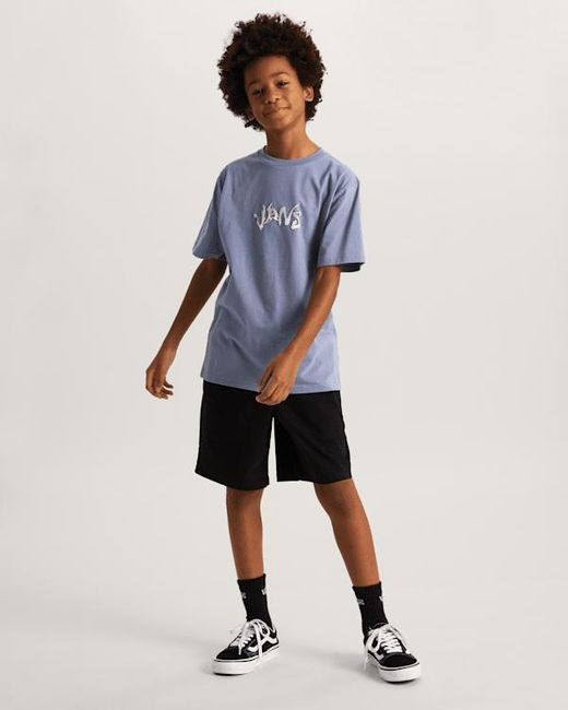 Vans Blue Kids Wild Circle T-Shirt (8-14 Years)