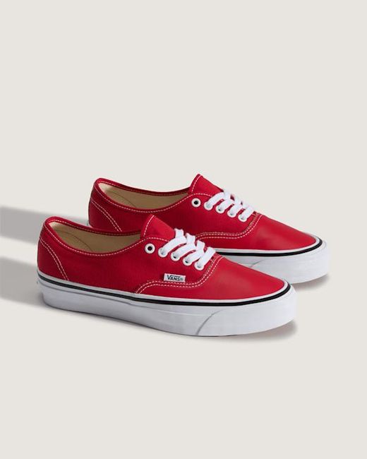 Vans Red Otw Authentic 44 Siped Vibram for men
