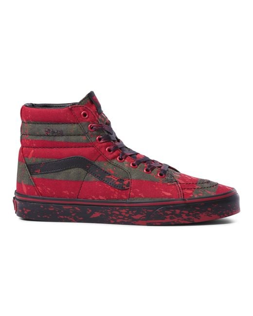 Vans Red X Nightmare On Elm Street Sk8-hi Schuhe