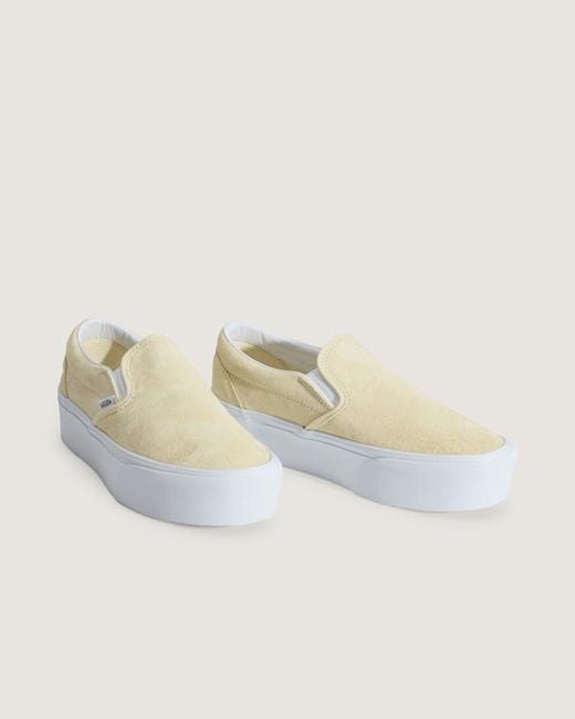Vans Natural Classic Slip-On Stackform Shoes for men