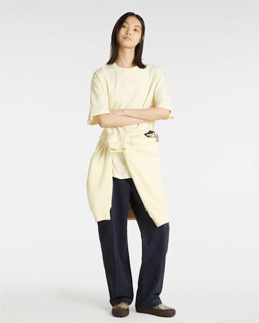 Pantalones De Lona Sidewalk, Mujer, Talla Vans de color Blue