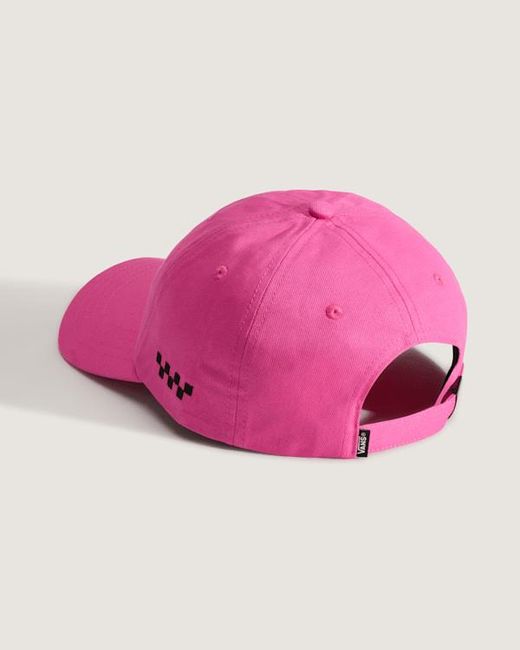 Vans Pink Check Side Jockey Hat for men