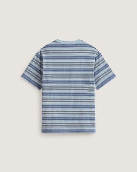 Vans Blue Ringer Striped Knit Shirt for men