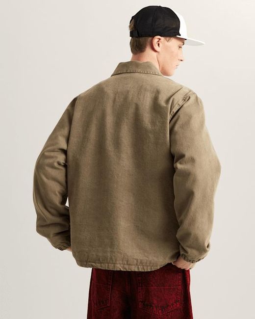 Vans Natural Premium Denim Torrey Coaches Jacket for men