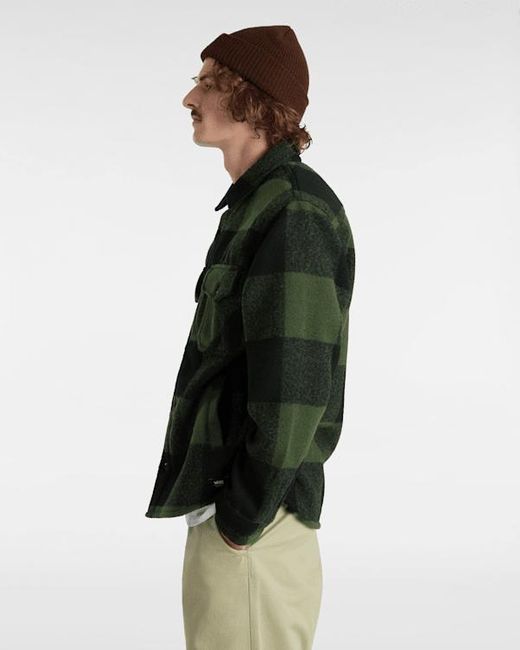 Vans Denby Fuzzy Hemdjacke, Mann, Größe in Green für Herren