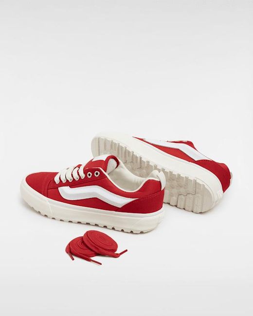 Vans Red Premium Knu Skool Mte-1 Shoes for men