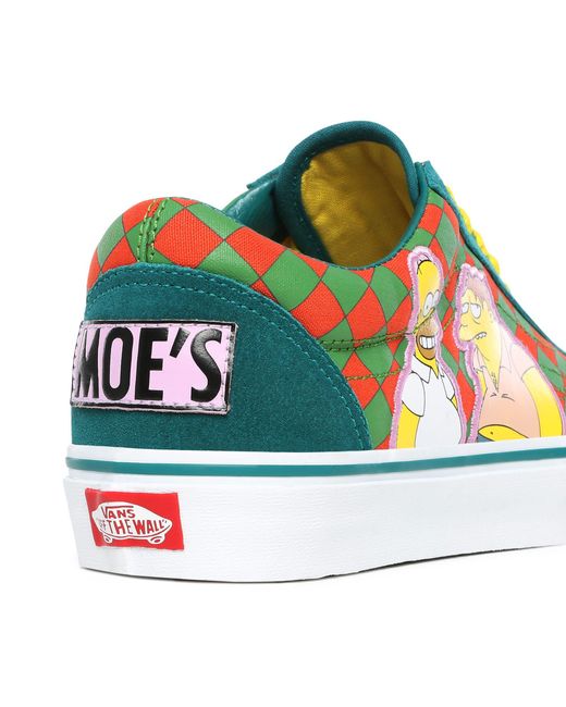 Vans The Simpsons X Moe's Old Skool Shoes in Green | Lyst UK