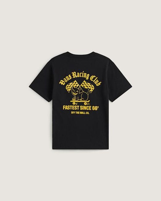 Vans Black Kids Cat Club T-Shirt