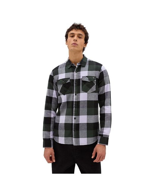 Chemise Boutonnée En Flanelle À Manches Longues Box Vans pour homme en  coloris Noir | Lyst