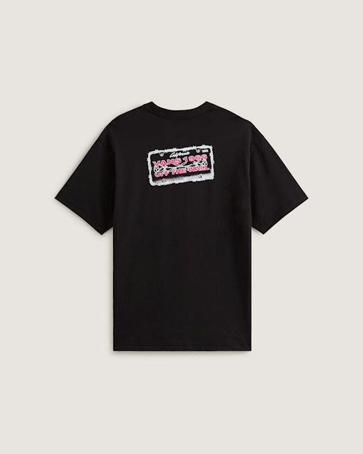 Vans Black Barb Plate Loose T-Shirt for men