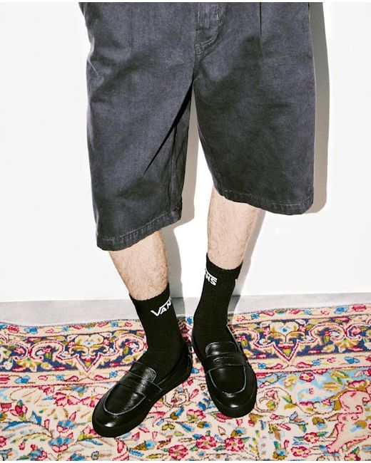 Vans Black Skate Loafer Shoes for men