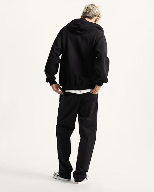 Vans Black Left Chest Ii Logo Pullover Hoodie for men
