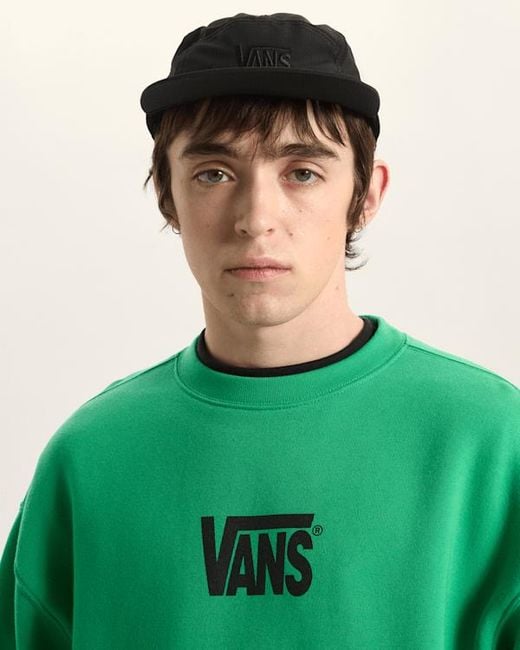 Vans Black Stretch Logo Camper Hat for men