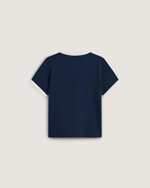 Vans Blue Milano Ciao Brera Ringer T-Shirt