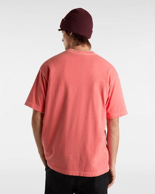 Vans Pink Original Standards Wash Pocket T-Shirt for men