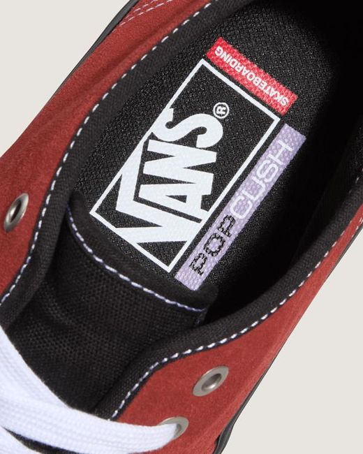 Vans Red Skate Authentic Mid Shoes for men