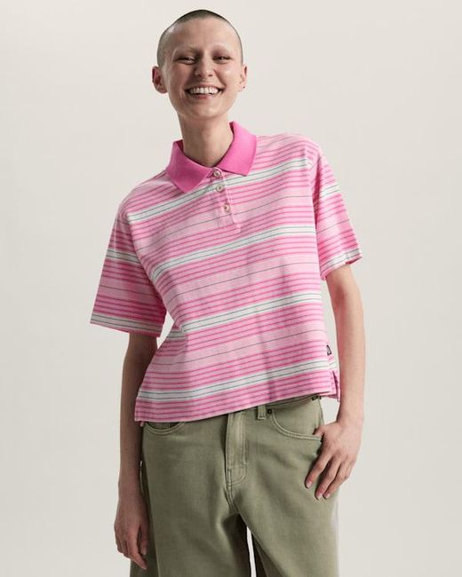 Vans Pink Swing Knit Polo Shirt
