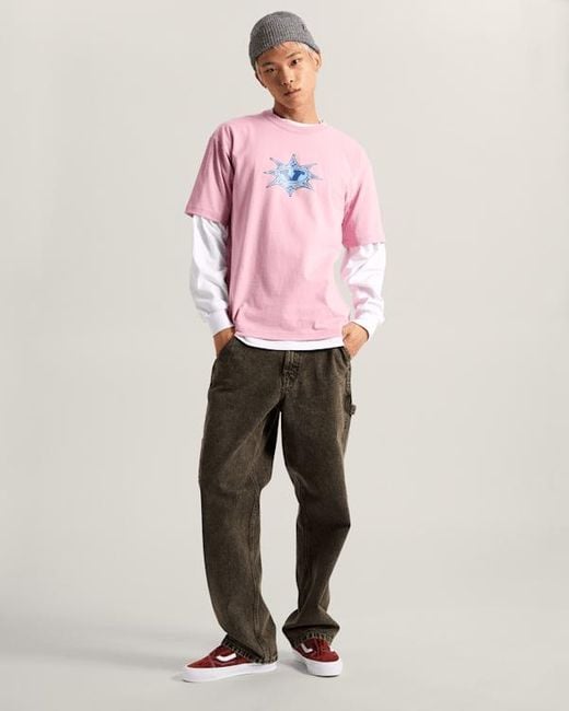 Vans Star Checker T-Shirt, Mann, Größe in Pink für Herren