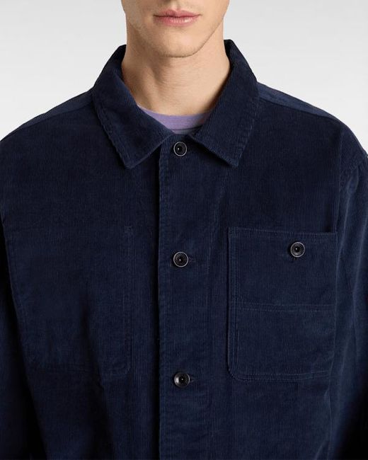 Vans Blue Drill Chore Corduroy Jacket for men