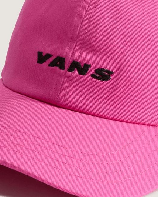 Vans Pink Check Side Jockey Hat for men