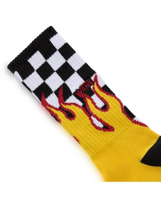 Vans top flame socks