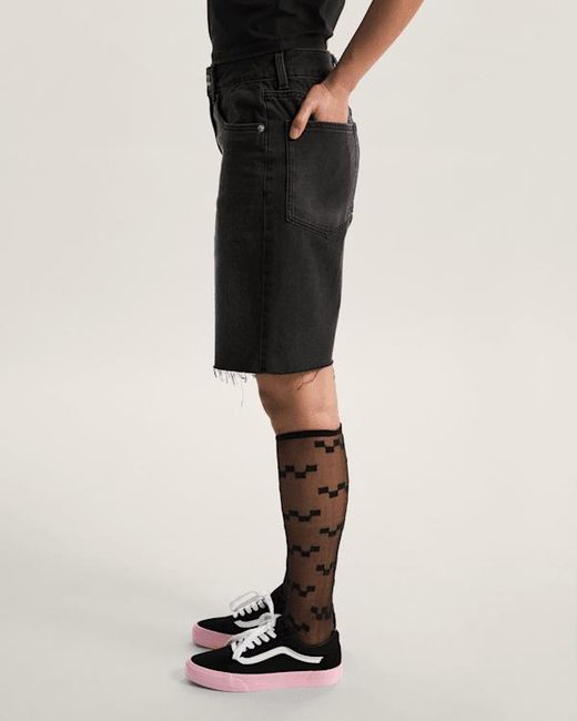 Vans Black Sirelle Cut-Off Shorts