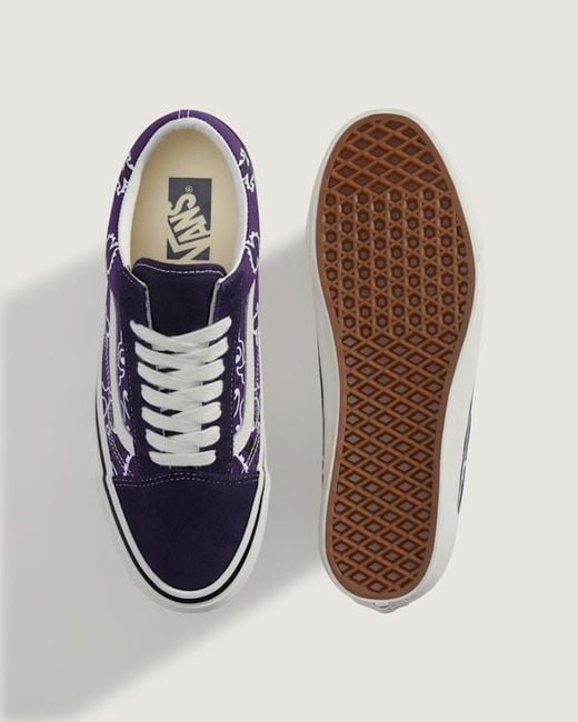 Vans Blue Premium Old Skool Shoes for men